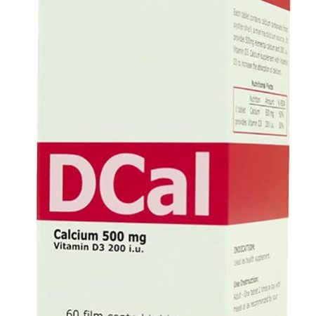 D-Cal Caplet 60s | Calcium Supplement For Bone Support