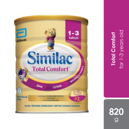 Abbott Similac Total Comfort Plus 1-3 Years Old 820g | Helps Kids with Milk Indigestion