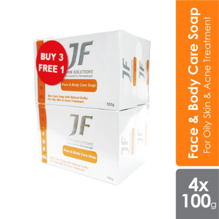 Jf Sulfur 10% Anti-acne Face & Body Soap 4x100g