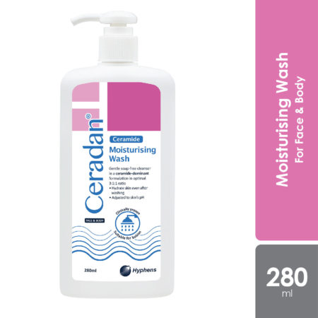 Ceradan Wash 280ml | Effective Treats Dry Skin