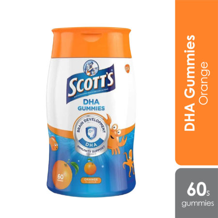 Scotts DHA Gummies Orange 60s | Brain Health