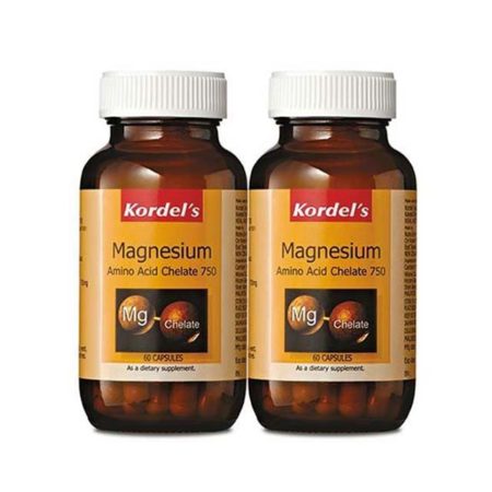 Kordels Magnesium 750mg 2x60s | Relieves Physical Tension