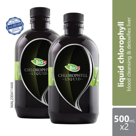 Bioplus Liquid Chlorophyll 2x500ml | Improves Bad Breath