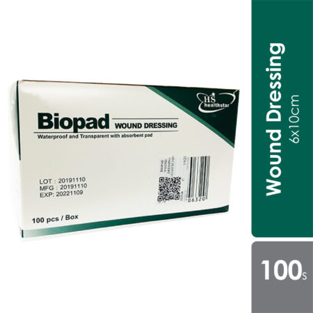 Biopad Wound Dressing 6x10cm 100s