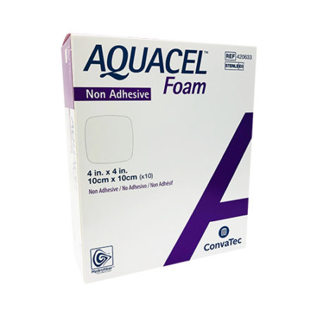 Aquacel (420633) Foam Non-Adh 10x10cm 10s