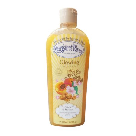 Margaret River Glowing Bodyscrub Peach & Walnut 500ml