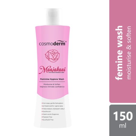 Cosmoderm Manjakani Feminine Hygiene Wash (150ml)