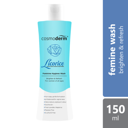 Cosmoderm Soothing Feminine Hygiene Wash 150ml