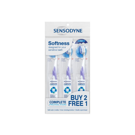 Sensodyne Complete Protection Toothbrush Soft 3s