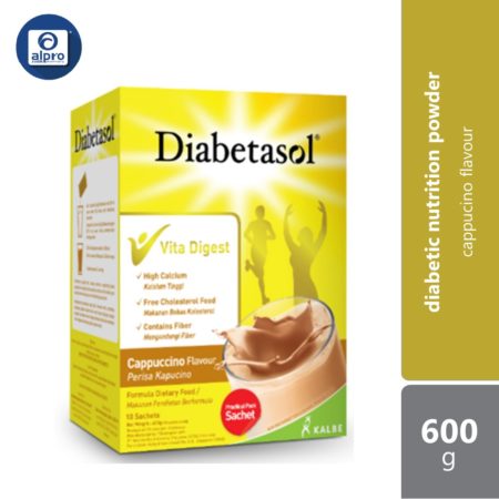 Diabetasol Milk Cappucino 600g| Help Control Blood Sugar