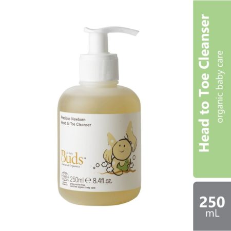 Buds Cherished Organics Precious Newborn Head toToe Cleanser 250ml | Soothe and Hydrates