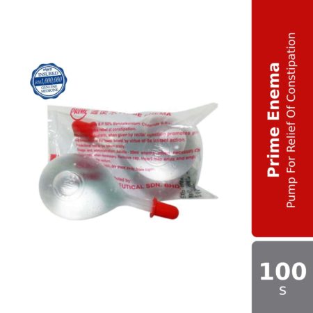 Prime Enema 20ml 100s | Pump for Relief Constipation