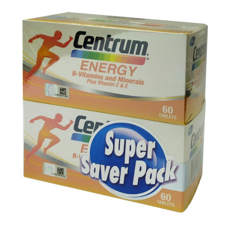 Centrum Energy with Vitamin B & Minerals 2x60s | Support Energy Levels