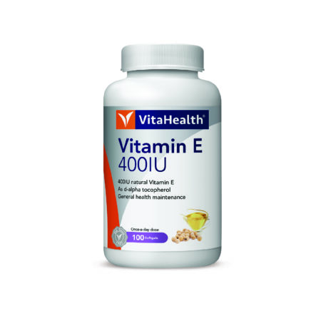 Vitahealth Vitamin E 400IU 100s | Skin Firming & Brightening