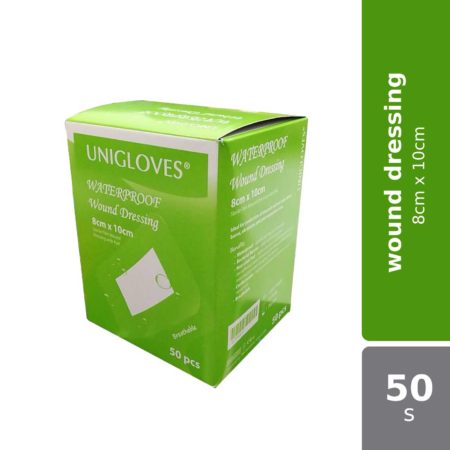 Unigloves Sterile Film Dressing With Pad 8cmx10cm 50s