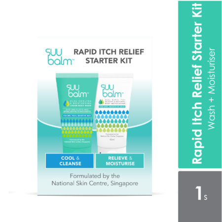 Suu Balm Rapid Itch Relief Starter Kit (wash + Moisturizer)