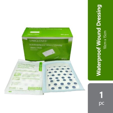 Unigloves Sterile Film Dressing With Pad 10cmx15cm 1s