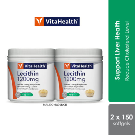 Vitahealth Lecithin 1200mg 2x150s | General Health