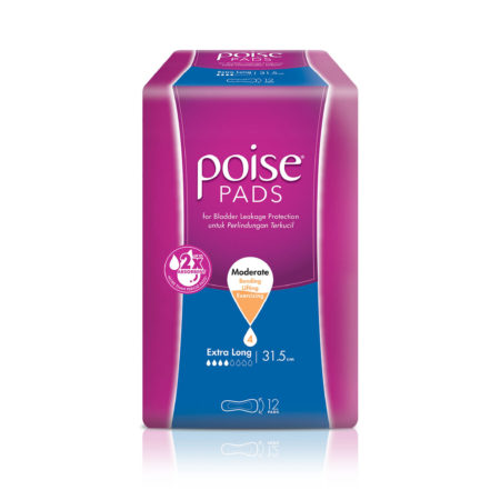 Poise Pads Extra Long 31.5cm 12s | Provide Superior Protection