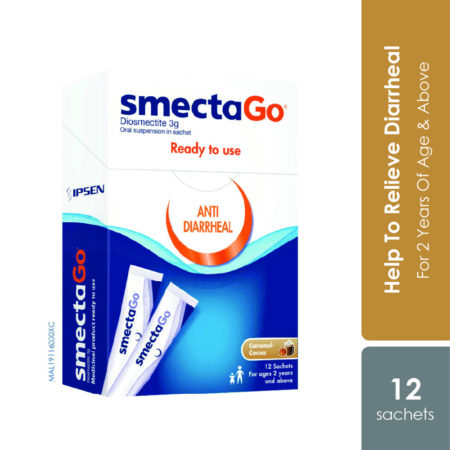 Smecta Go Oral Suspension 3g x 12s | For Diarrhea