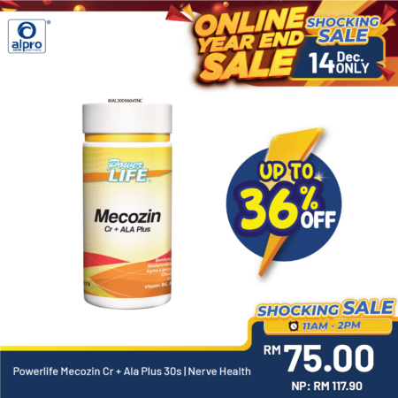 Powerlife Mecozin CR + ALA Plus 30s