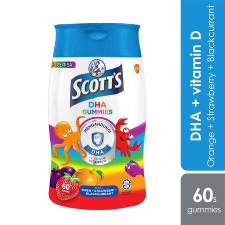 Scotts DHA Gummies Assorted 60s | Brain Health