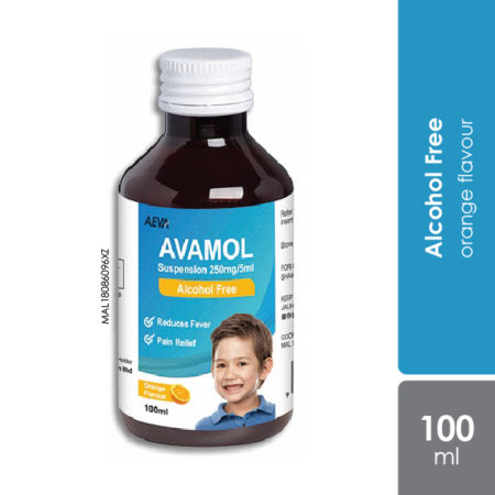 Avamol Suspension 250mg/5ml 100ml