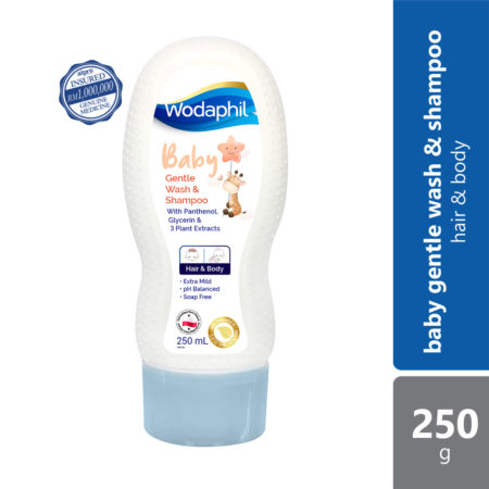 Wodaphil Baby Gentle Wash & Shampoo 250ml | Baby Wash & Shampoo