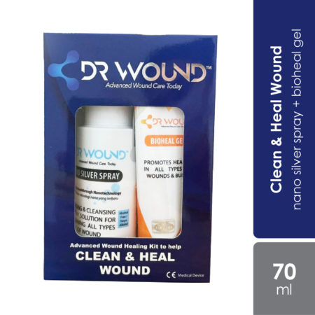 Dr Wound Mini Pack (Nano Silver Spray 50ml+Bioheal Gel 20ml)