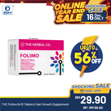 THC Folimo 6x10 Tablets | Hair Growth Supplement