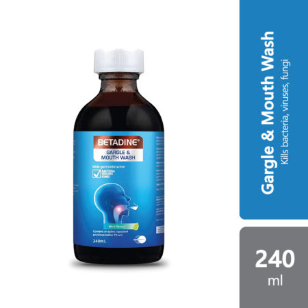 BETADINE GARGLE AND MOUTH WASH 240ML