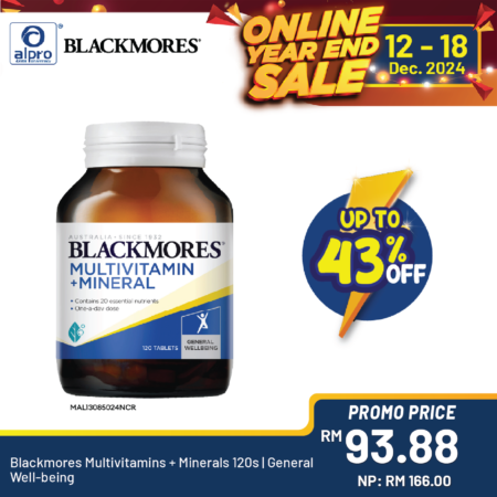 Blackmores Multivitamins + Minerals 120s | General Well-being