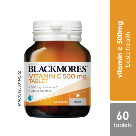 Blackmores Vitamin C 500mg 60s | Helps to Support Blood Vessels