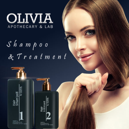 Olivia Hair Shampoo & Treatment Hair Care Set | For Silky Soft Strands