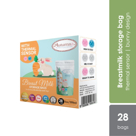 Double ZipLock Breastmilk Storage Bag 150ml | Thermal sensor