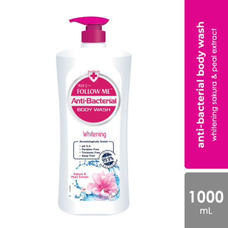 Follow Me Antibacterial Body Wash Whitening 1000ml