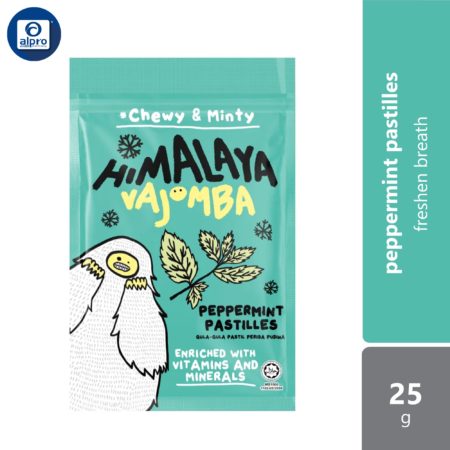 BF Himalaya Vajomba Pastilles Peppermint 25g | Freshen Breath