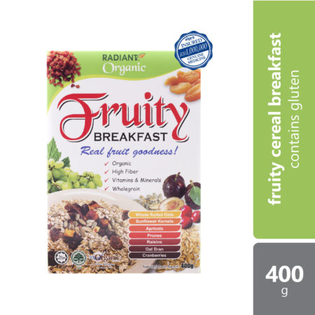 Radiant Organic Breakfast (FRUITY) 400G | Breakfast Oats