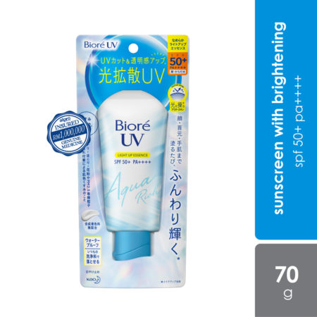 Biore UV Aqua Rich Light Up Essence SPF50+ PA++++ 70G | Beauty Sunscreen