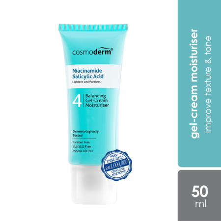 Cosmoderm Niacinamide Balancing Gel-Cream Moisturizer 50ml | Improve Texture & Tone