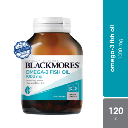 Blackmores Fish Oil 1000mg 120s | Maintain Heart, Skin, Eye and Brain Health