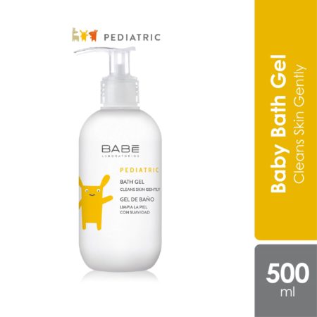 Babe Laboratorios Pediatric Bath Gel 500ml | Cleans Baby Skin Gently