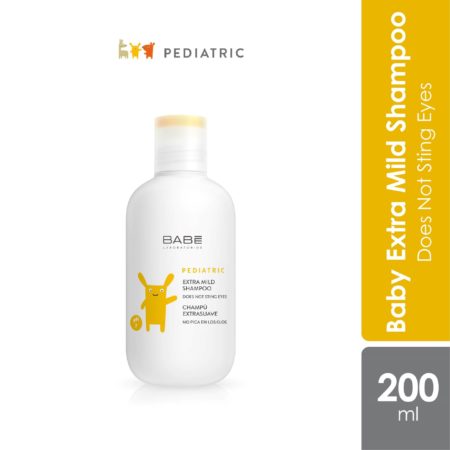 Babe Laboratorios Pediatric Extra Mild Shampoo 200ml | Does Not Sting Baby Eyes