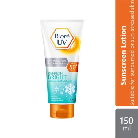 Biore Uv Anti-Pollution Body Care Serum Refresh Bright Spf50+ 150ml