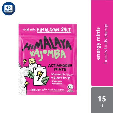 BF Himalaya Vajomba Actiwhoosh Mints 15g | Boosts Body Energy