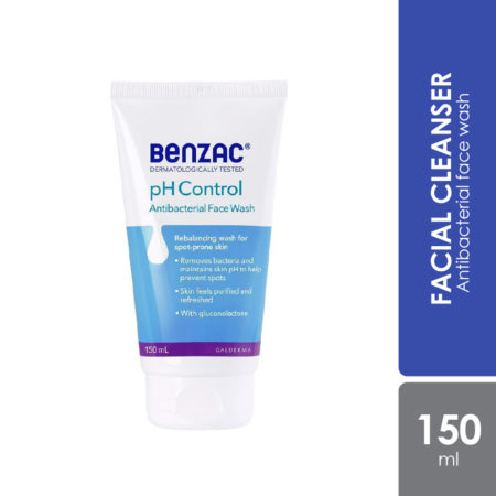 Benzac Ph Control Antibacterial Face Wash 150ml