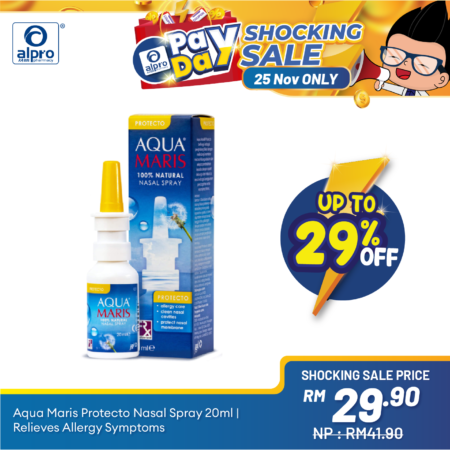 Aqua Maris Protecto Nasal Spray 20ml | Relieves Allergy Symptoms