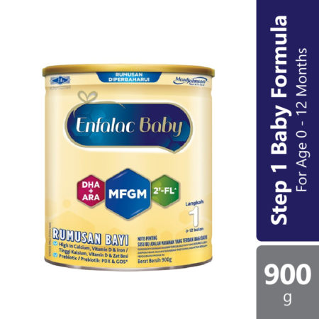 Enfalac Baby Step 1 900g | For Age 0 - 12 Months