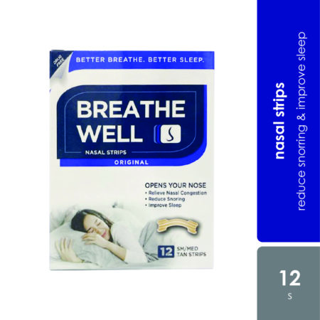 Breathe Well 12s | Nose Strips for Sleep Improve