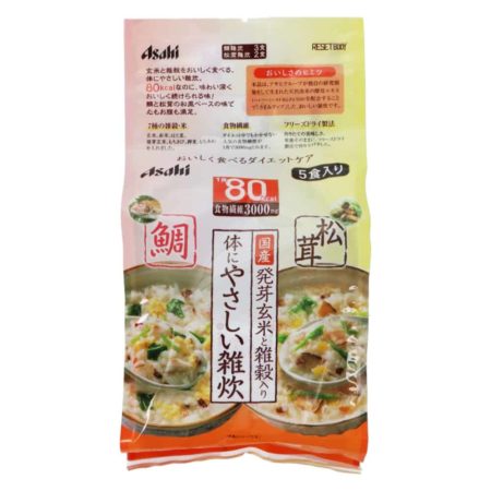 Asahi Reset Body Sea Bream Fish & Matsutake Mushroom Porridge 5s